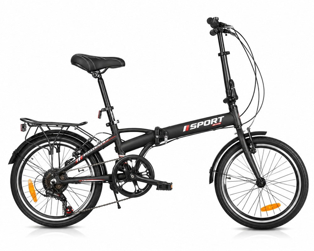 20-Inch Foldable Bicycle with 6-Speed Gears – Compact City & Commuter Bike
