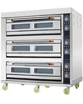 Commercial 3 Deck 9 Tray Electric Baking Oven – Heavy Duty Stainless Steel Bakery & Pizza Oven