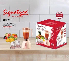 Signature 3-in-1 Blender – 350W Multi-Function Blender & Grinder (1.5L)