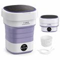 7.5KG Electric Foldable Portable Washing Machine – Compact Mini Washer with Spin Function