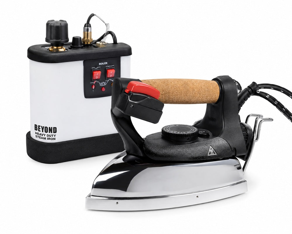 Beyond Heavy-Duty Commercial Steam Iron with External Water Tank – Industrial Dry Cleaning Iron