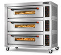 Commercial 3 Deck 9 Tray Electric Baking Oven – Heavy Duty Stainless Steel Bakery & Pizza Oven
