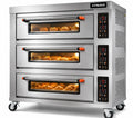 Commercial Triple Deck Electric Baking Oven – Heavy Duty Stainless Steel Bakery & Pizza Oven