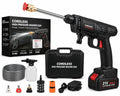 Cordless High Pressure Washer Gun – Portable Rechargeable Car & Home Cleaner