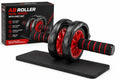 Dual Wheel AB Roller with Knee Mat – Core & Abdominal Exercise Wheel