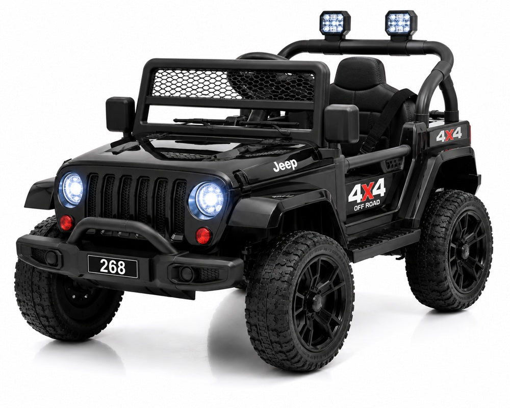 Kids Rechargeable Electric Ride-On Jeep Model 268 – Battery Powered 4x4 Toy Car