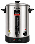 Premier 10 Litre Electric Tea Urn – Stainless Steel Hot Water & Beverage Dispenser