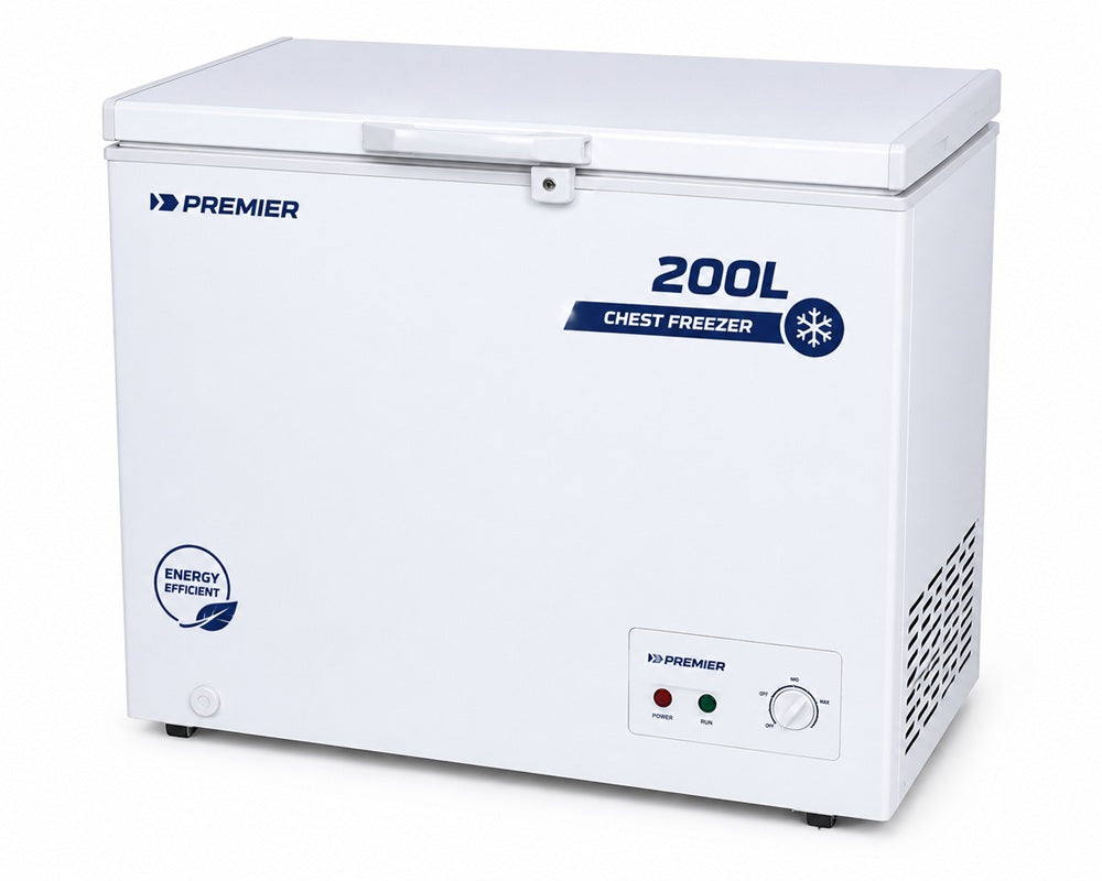 Premier 200L Chest Freezer – Energy Efficient Single Door Deep Freezer