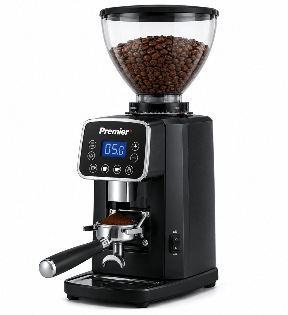 Premier Commercial Coffee Grinder – Professional Electric Coffee Bean Grinder with Digital Display