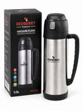 Redberry 1 Litre Stainless Steel Vacuum Flask – Double Wall Insulated Thermal Coffee Flask (RSF1001)