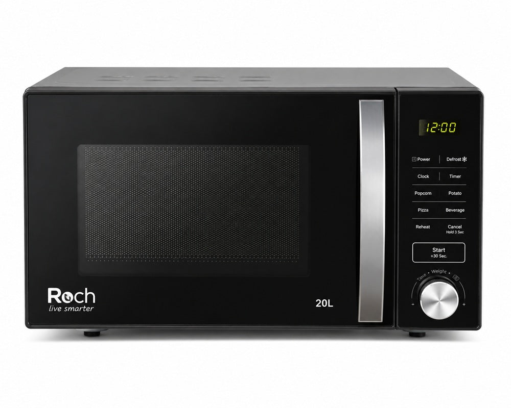 Roch Live Smarter 20L Digital Microwave Oven – 700W Solo Microwave (RMW-20LDG-A)