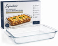 Signature Rectangular Glass Baking Dish – Heat-Resistant Oven Baking Pan