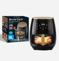 Silver Crest 8L Digital Air Fryer with Viewing Window – 2400W