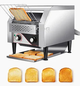 Commercial Electric Conveyor Toaster 2.2KW – High-Speed Stainless Steel Bread Toasting Machine