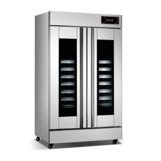 26-Tray Commercial Electric Dough Prover – Double Door Stainless Steel Bakery Proofing Cabinet