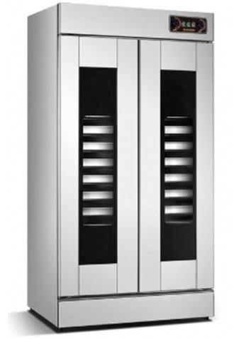 32-Tray Commercial Electric Dough Prover – Double Door Stainless Steel Bakery Proofing Cabinet