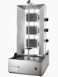 Commercial 3-Burner Gas Shawarma Machine – Stainless Steel Vertical Doner & Kebab Grill
