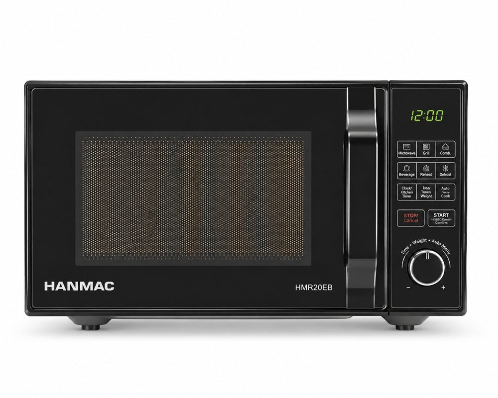 Hanmac 20L Digital Microwave Oven with Grill – 700W Countertop Microwave (HMR20EB)