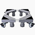 Heavy Duty Adjustable Refrigerator & Washing Machine Base – Mobile Appliance Stand with Lockable Wheels