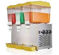 Commercial 3-Tank Juice Dispenser – Stainless Steel Cold Beverage Machine