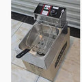 Macro Single Tank Electric Deep Fryer 6L – Commercial Stainless Steel Countertop Fryer