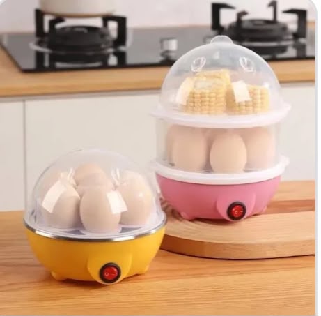 Electric Egg Boiler & Steamer – Single Layer 7-Egg Capacity Cooker