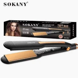 Sokany Professional Hair Straightener – Ceramic Hair Styling Flat Iron