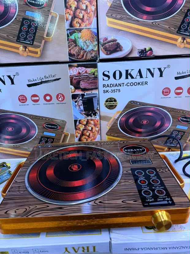 Sokany SK-3575 Radiant Cooker 2200W – Infrared Electric Cooker for All Cookware